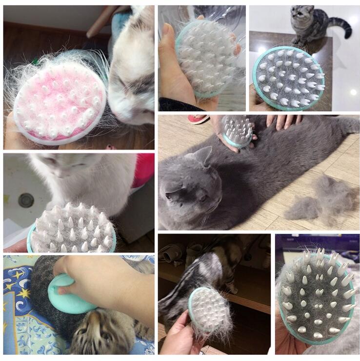 Transform Bath Time for Your Pet with Our Comfortable Bath Massage Grooming Brush