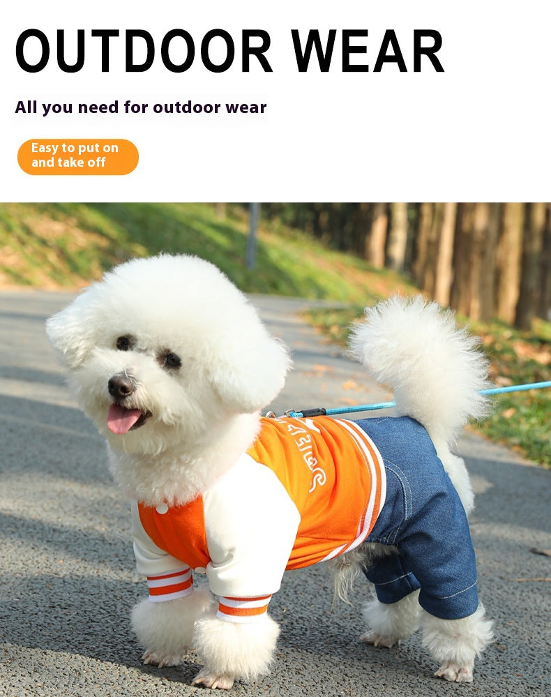 Unleash Your Pet's Style with the Pet Four-Legged Fashion Sweater
