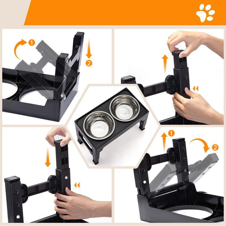 Elevated Pet Feeding Bowl With Neck Support